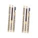 FRCOLOR 4 Pcs Waterproof Eye Liner Pencil Eyebrow Pencil Eyeliner Girl Double Head Makeup Pen
