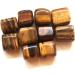 Real Healing Crystals India: Tiger Eye Stones for Beginners - Tumbled Healing Stones for Witchcraft (10-Pack) - Buy Online on GoSupps.com