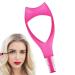 Mascara Shield Applicator False Eyelash Applicator Eyelash Applicator Tool 3 in 1 Eyelash Tools Mascara Applicator Protective Lash Mascara Shield Guard Comb Protector Eyelid for Make Up Hot Pink
