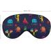 Monster Halloween Party Sleep Mask - Adjustable Eye Cover for Sleeping, Blocking Light - Ideal for Night Travel and Napping - Men and Women - Buy Online on GoSupps.com