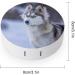 Dog in Snow Print Contact Lens Case - Perfect Travel Box for Lens Care | Buy Now - Buy Online on GoSupps.com