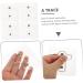 Alipis 8 Pcs Punch Stickers Heavy Duty Clothes Hanger Rack Transparent Seamless Hook No Adhesive Hooks 7.8X7.8X1.2CMx2pcs Transparentx2pcs - Buy Online on GoSupps.com