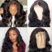 18 Body Wave Lace Front Wig - 4x4 Closure Human Hair for Black Women | 150% Density Pre-Plucked Brazilian Virgin Hair - Buy Online on GoSupps.com