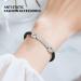 Static Electricity-Proof Balance Bracelet | Washable Waterproof Silicone Band with Negative Ions for Jogging - Black - Buy Online on GoSupps.com