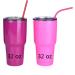 ALINK Reusable Rainbow Colored Plastic Straws - Set of 8 | 10.5 Long Replacement Straws for YETI/RTIC Tumblers | Includes Cleaning Brush - Buy Online on GoSupps.com