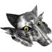 Wolf Mask Plastic Animal Face Mask Novelty Wolf Cosplay Mask Half Face Mask For Masquerade Halloween Fancy Dress Party (silver) - Buy Online on GoSupps.com