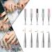 JERCLITY 8pcs Nail Art Brushes Set - Ombre, Dotting, French Tip, Lace, Gradient Painting Pens - Nail Sponges for Ombre Brush - Nail Art Tools Set KT09 - Buy Online on GoSupps.com