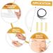 DOITOOL 1 set Tool Shaping Measure Auxiliary Bow-shaped Balance Measuring Bow Shape Design Acrylic Tattoo - Buy Online on GoSupps.com