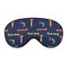 Colorful Dachshund Dog Sleep Mask Eye Cover for Sleeping Blindfold with Adjustable Strap Blocks Light Night Travel Nap for Men Women