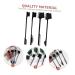 POPETPOP 12 Pcs Eyebrow Brush Set - Ultimate Makeup Grooming Tool for Perfect Hairline & Eyebrows | Eyebrow Mascara & Lash Shaper - Buy Online on GoSupps.com