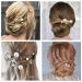 inSowni 26 Pack Gold Flower Pearl Wedding Hair Combs and Pins Set - Rhinestone Crystal Bridal Accessories for Women, Girls, Brides, Bridesmaids - Buy Online on GoSupps.com