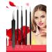 Blackhead Tweezers Acne Extractor Tool Kit with Leather Bag - Nose & Facial Blemish Remover for Whiteheads - 5 Pcs Set - Buy Online on GoSupps.com