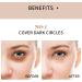 Matte Face Concealer - Waterproof Corrective Cream Complete Waterproof for Dark Circles and Spots Women's Evening and Date Makeup - Buy Online on GoSupps.com
