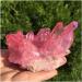 Aura Crystal Cluster Angel Aura Titanium Quartz Crystal Stunning Rainbow Specimen Minerals Reiki Home Collections - Buy Online on GoSupps.com