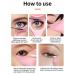 2pcs Pink Eyelash Eyeliner Guard - Silicone Comb Shield & Applicator | Mermaid Lash Stencils for Perfect Makeup | International Shipping Available - Buy Online on GoSupps.com
