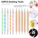 FULINJOY 10PCS Dotting Tools Set for Nail Art | Embossing Stylus for Painting Rocks & Mandalas Art Dot Tools - Buy Online on GoSupps.com