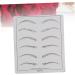 Mikinona Eyebrow Microblading Skin 6 Pcs Eye Brow Shaping Kit Eyebrow Practice Skin Eyebrow Trimming - Buy Online on GoSupps.com