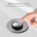 Effective Hair Filter & Quick Drainer ABS Sink Plug Drain Drain Plug Sink With Hair Strainer Popup Drainer Sink Plug & Drain - Buy Online on GoSupps.com