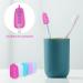 Buy Aster Toothbrush Cover Caps - Food-Safe Silicone Protective Covers for Travel Home Camping & School - White - Buy Online on GoSupps.com