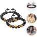 Men's Hematite Motion Sickness Bracelet Set - 2 PCS Magnetic Beaded Wristbands for Car & Seasickness Relief - Buy Online on GoSupps.com