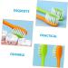 Frcolor 4-Piece Manual Carrot Toothbrush Set - Daily Oral Care Tools for Kids | Thorough Cleaning & Comfort - Buy Online on GoSupps.com
