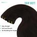 Youngsee 55cm Brown Real Hair Extensions - Remy Weft Hair - Double 100g #2 for Easy Insertion - Buy Online on GoSupps.com