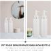 FRCOLOR 2pcs 200ml Plastic Pump Dispenser Bottles for Lotion Massage Oil Shampoo Empty Containers Refillable Liquid Accessories - Buy Online on GoSupps.com