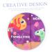Abaodam 4-Piece Crumpled Fabric Book Set for Toddlers | Soft Baby & Children's Toys | Ideal Fabric Books for Young Kids - Buy Online on GoSupps.com