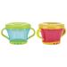 Nuby Plastic Snack Keeper  Colors May Vary  5 Colors May Vary 1 Count (Pack of 1) 5 in
