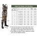 Night Cat Waterproof Chest Wader with Boots Belt - Camo Nylon PVC Wader for Men Women (US Men 6 / Women 7) - Buy Online on GoSupps.com