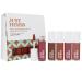 Just Herbs Organic Liquid Lipstick Kit Set of 5 Hydrating & Lightweight Lip Color - Paraben & Silicon Free - 1.6 fl oz. (Nudes & Browns)