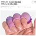 Buy FRCOLOR 20pcs Rainbow Finger Cots & Wristbands - Latex Silk Thumb Protectors for Craft & Comfort - Buy Online on GoSupps.com