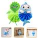 Healeved 2pcs Children s Bath Loofah Sponge - Cartoon Animal Body Wash Shower Loofahs for Kids & Newborns - Buy Online on GoSupps.com