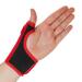 Solace Bracing Thumb Support Max - British Made & NHS Supplied - Breathable Thumb Spica Splint - Black/Red - M - Right Hand - Buy Online on GoSupps.com