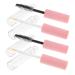 LALADEFIEE 4pcs Eyeliner Stick Makeup Containers Mascara Clear Transparent Empty Mascara Wand Balm The Pet