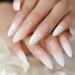 False Nails Artificial Nails with Glue Artificial Finger Acrylic Nail Kit Manicure Kit for Women Next Day Delivery of Coffin Acrylic. (Nude French Tip) - Buy Online on GoSupps.com