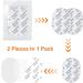56pc Neck Massager Gel Pads for Pain Relief - Fits ST-304 & More Electric Pulse Massagers - Soft, Comfortable & Portable for Men & Women - White - Buy Online on GoSupps.com