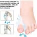4-Piece Toe Spreader for Hallux Valgus - Silicone Ball Protection & Toe Separator Bandage - Pain Relief for Bunions - Buy Online on GoSupps.com