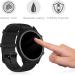 kwmobile Huami Amazfit GTR 2 / 2e Cover (Set of 2) - Tempered Glass & Plastic Frame, Black - Buy Online on GoSupps.com