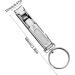 Folding Nail Cutter - Portable Nail Cutters Thick Nails Jaw Opening Cutter with File Ultra Slim Folding Safety Lock | Stainless Steel Nail Clippers Portable Nail Clipper with Nail Files Keychain - Buy Online on GoSupps.com