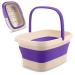 Fivona Collapsible Foot Soak Basin - Pedicure Foot Bath Soaking Tub for Tired Feet Cracked Heels Callus Removal & Foot Odor Foot Bath Basin