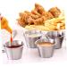 Zerodeko 4pcs Stainless Steel Dipping Sauce Cup Soy Sauce Cup Sushi Dipping Bowl Metal Sauce Cups Ketchup Dip Bowls Soup Japanese Soy Sauce Desert Dishes Household Soy Sauce Bowl - Buy Online on GoSupps.com