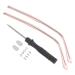 Healeved 1 pair of glasses accessories glasses replacement arm for glasses sunglasses Temple Temple Glasses Diy Temple Brille Template Universal Metal Men and Women Cellophan Ros gold 13.8x0.36cm
