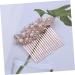 FRCOLOR bridal headpiece pearl hair accessories rhinestone headpiece rhinestone hair accessories bridal hair comb wedding hair comb bridal hair accessories bride rose gold hair plug - Buy Online on GoSupps.com