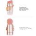 5 in 1 Makeup Brush Mini Makeup Brush Set Rose Gold MultifunctionalSponge Loose Powder Eyebrow Eyeshadow Lip Brush for Women and Girls - Buy Online on GoSupps.com