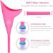 Rquite Female Urination Device - Portable Silicone Funnel for Women to Stand and Pee - Ideal for Travel, Camping, Hiking - Includes Carrying Bag (2 Packs, Pink & Purple) - Buy Online on GoSupps.com
