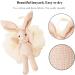 Shop Bath Sponge Shower Loofah Set - Kids Pink & White Rabbit Sponges for Travel & Bathing - Buy Online on GoSupps.com