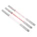 OHPHCALL 3pcs Plastic Copper Eyebrow Pen Crystal Microblading Pens Makeup Supplies