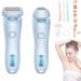 Beauty Glide Pro Shaver Dusk Glide Pro 3.0 Shaver Duskofficial Razor Smooth Shave Pro 2 in 1 Portable Electric Waterproof Shaver for Women Silk Glide Pro Shaver for Legs Arm Bikini (Blue)