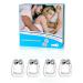 Snore Stopper Anti Snoring Device Anti Snoring Nose Clip Silicone Magnetic Anti Snoring Nose Clip Help Stop Snoring Quieter Restful Sleep (4pc)